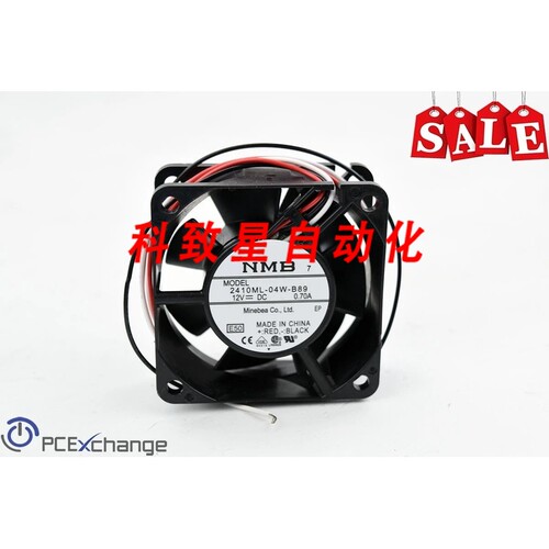 工业配件LOT OF 10 NMB 2410ML-04W-B89-E50 风扇轴向 60X25MM 12