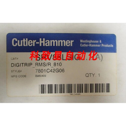 工业配件SRV86LSIG DIGITRIP RMS 810 脱扣 7801C42G06 RMS/R 810