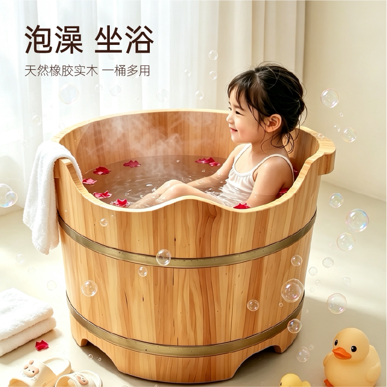 儿童女士私处熏蒸木桶坐浴盆