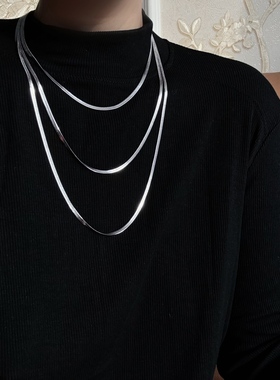 Young蛇骨链项链男女潮链子