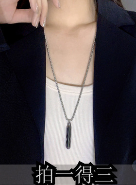 钛钢男女皆可项链不掉色