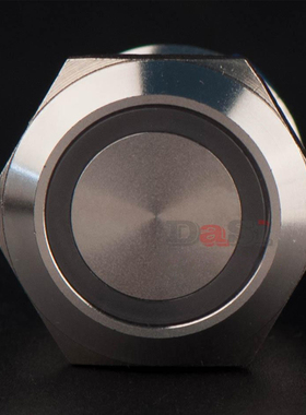 J22-371 R G B红色自锁开关无锁启动开关防水IP67不锈钢金属按钮