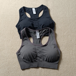防震运动内衣女工字背心式 加厚胸垫聚拢透气吸汗跑步训练瑜伽文胸
