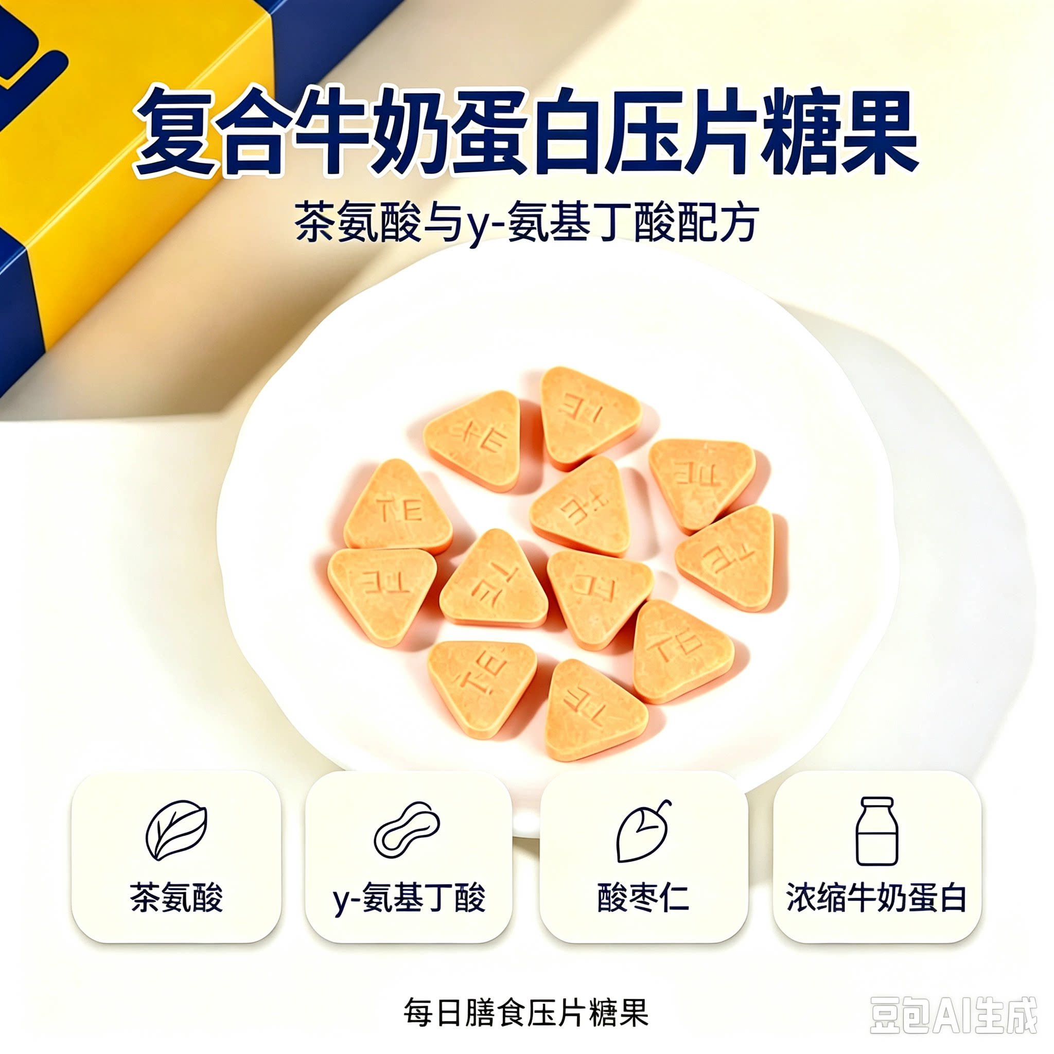 泰尔甜睡牛奶味16g