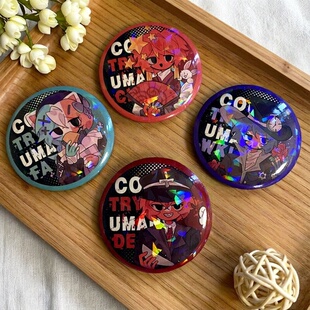 动漫吧唧ch谷子人国拟碎玻璃徽章别针周边美英五常瓷德法胸针同