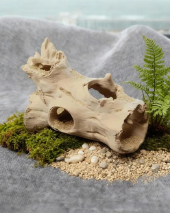 鱼缸造景躲避屋虾窝产卵罐乌龟晒台蜥蜴守宫树洞躲避窝爬宠躲避洞