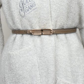 百搭真皮软小皮带装 双面皮腰带女细配毛衣裙子西装 饰 2025新款 爆款