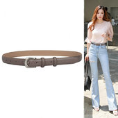 饰软皮女士裤 装 带休闲 腰带女学生真皮耐用皮带女2025新款 配牛仔裤