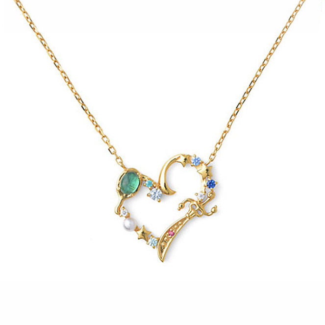 goods in stock Sailor Moon 2017 Limited Edition Uranus Neptune Necklace 925 Silver-plated 18K Goldin the Accessories/Fashion Jewelry, Necklace  category - from Buy2taobao.com to provide professional Taobao agent buy service