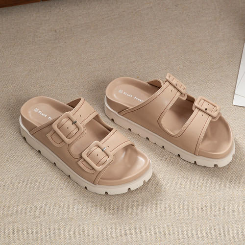 防滑厚底增高拖鞋女夏