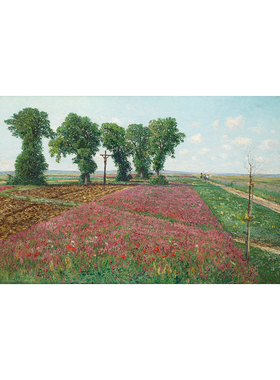 奥地利Theodor von Hormann 风景油画喷绘画芯打印油画布