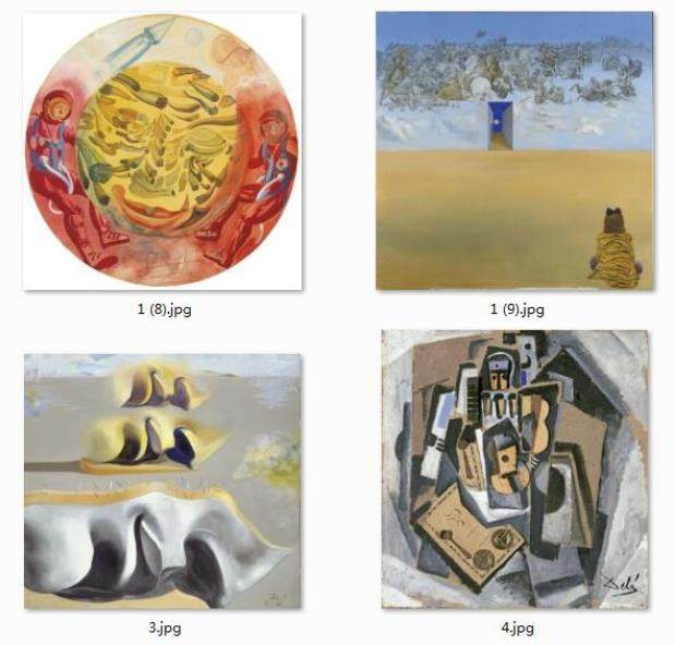 萨尔瓦多达利salvadordalí抽象派画作名画别墅学校教学楼挂画