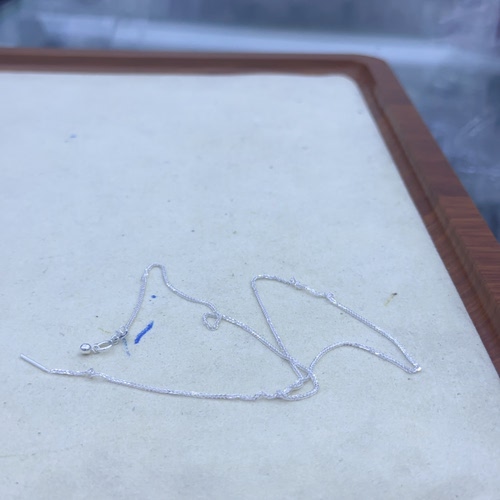 925足银针邦裸项链C3780（15元优先发货）