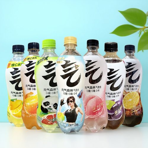 盐系青梅维C橙元气森林气泡水