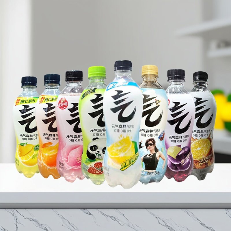 元气森林气泡水480ml*15装葡萄柚柠檬白桃青梅维C橙学生健身运动