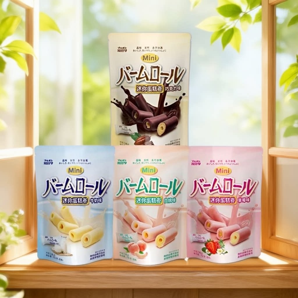 波路梦迷你蛋糕卷70g*12袋小零食