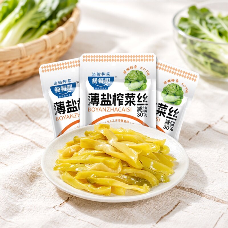 餐餐想薄盐榨菜丝35g*25袋下饭菜
