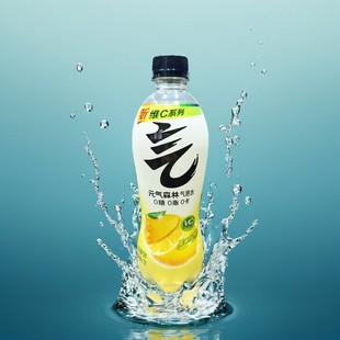 维C柠檬味网红饮料学生健身旅游聚会 15瓶装 元 气森林气泡水480ml