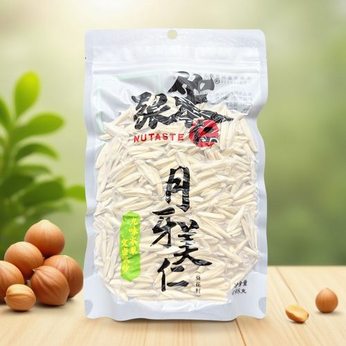 张笨仁月牙美仁瓜子198g袋牙签葵花籽细长坚果炒货休闲零食品整箱