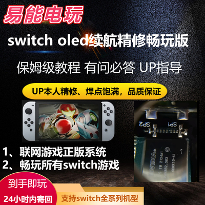 Switch21维修精修NS21黑屏不开机不充电报错进水死机蓝屏花屏紫屏