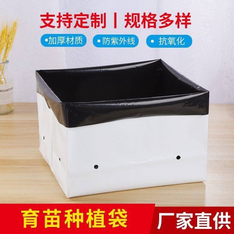 厂家直销PE加厚黑白膜种植袋无土栽培基质袋加厚育苗种植袋跨境,家居饰品,花盆,淘宝优惠券,粉丝福利购,淘宝优惠卷