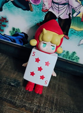 泡泡玛特扑克牌手办孤品！不退换