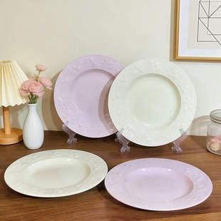 珍珠餐具套装礼盒装陶瓷碗盘茶具多件套家用礼品盘子平价送礼