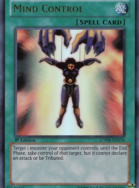 游戏王 美版 正版 - 精神操作 Mind Control/金闪/LCYW