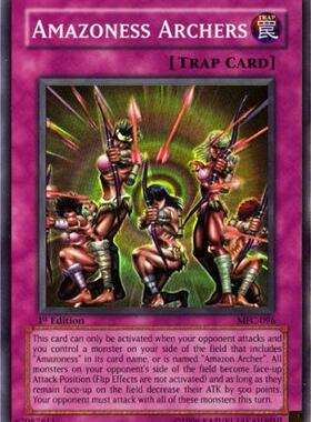 游戏王 美版 正版 - 亚马逊弩弓队 Amazoness Archers/面闪/MFC