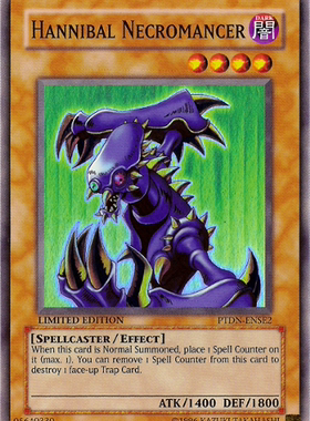 游戏王 美版 正版 - 汉尼拔死灵师 Hannibal/面闪/PTDN/限定