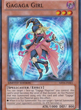 游戏王 美版 正版 - 我我我少女 Gagaga Girl/面闪/ABYR/限定