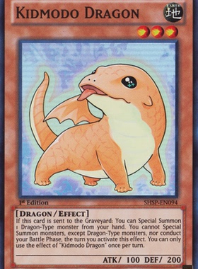 游戏王 美版 正版 - 科多莫小龙 Kidmodo Dragon/面闪/SHSP