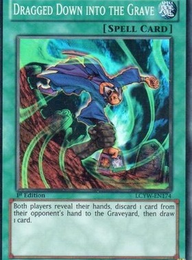游戏王 美版 正版 - 墓穴的同路人 Dragged Down into/面闪/LCYW