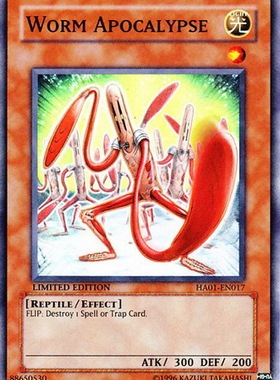游戏王 美版 正版 - 阿波克立普斯异虫 Worm/面闪/HA01/限定