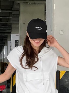 夏季新款韩国代购naning9流行时尚舒适休闲风实用百搭字线母帽子