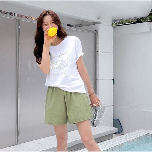 My girl夏季新款韩国代购流行时尚甜美可爱淑女气质字母短袖T恤