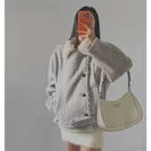 显瘦简单淑女中长款 冬季 外套 潮流时尚 舒适百搭时尚 新款 韩国代购