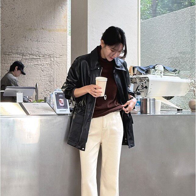 My girl春季新款韩国代购简约流行百搭时尚舒适显瘦休闲风外套