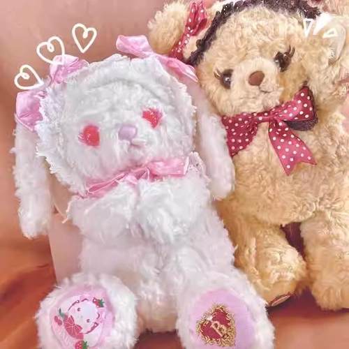 lolita洛丽塔包袋baby兔熊斜挎包限定bbd兔熊中号可爱毛绒包手作