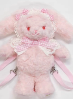 lolita洛丽塔包袋baby兔熊斜挎包限定bbd兔熊中号可爱毛绒包手作