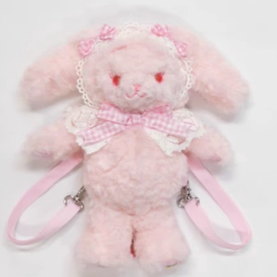 lolita洛丽塔包袋baby兔熊斜挎包限定bbd兔熊中号可爱毛绒包手作
