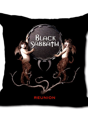 乐队抱枕靠垫 重金属 BLACK SABBATH 黑色安息日乐队包邮