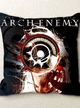 乐队抱枕靠垫 旋死金属 大敌 arch enemy 乐队抱枕靠垫 包邮
