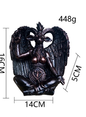 撒旦巴风特山羊树脂摆件