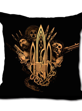 乐队抱枕靠垫 旋死金属 At The Gates 地狱之门 乐队抱枕靠垫包邮