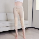秋冬保暖加厚八分打底裤 膝盖补丁弹力贴身九分高腰德绒护膝加档女