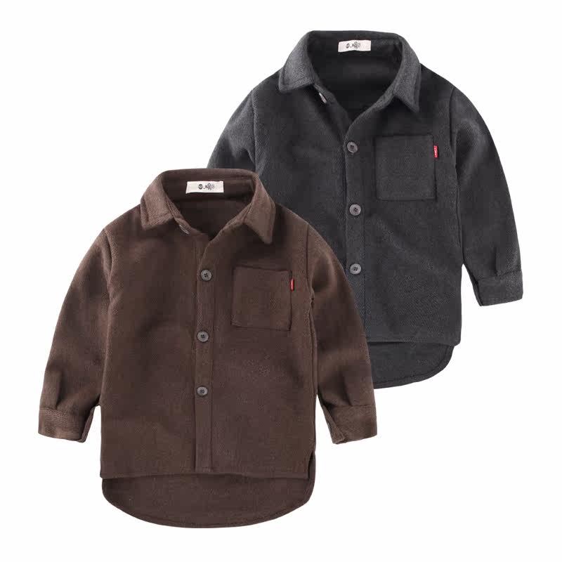 Chemise garcon à manche longue - Ref 2080956 Image 1