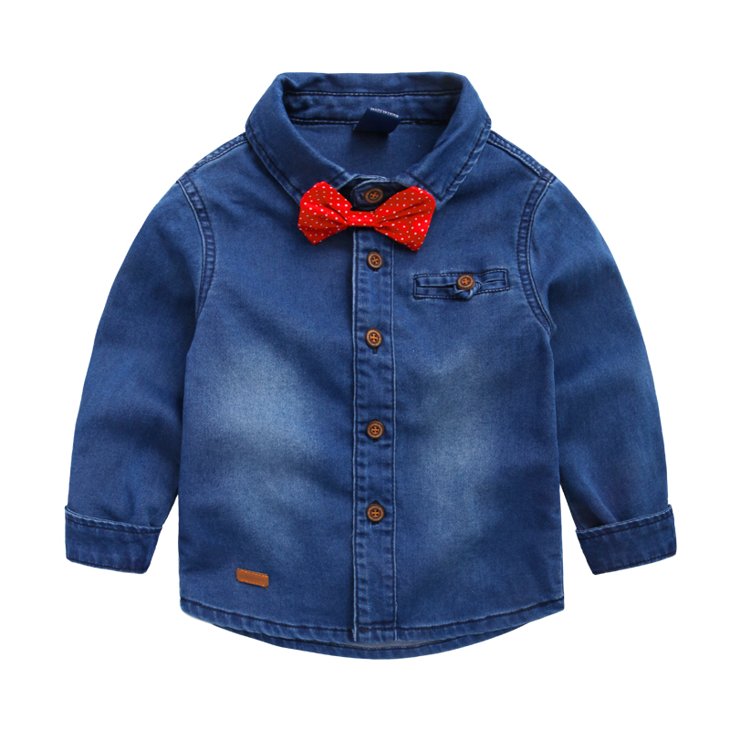 Chemise garcon à manche longue en toile - Ref 2082046 Image 1