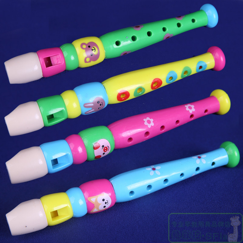 奥尔夫乐器玩具长笛竖笛口笛牧笛子儿童吹奏乐器可爱卡通玩具
