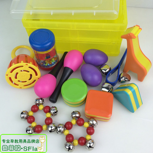 精品响铃10件奥尔夫打击乐器套餐  儿童幼儿园教学乐器音乐塑料